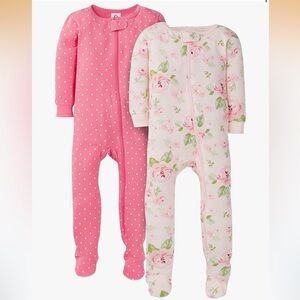 Floral and Polka Dot Kids One Piece Set
